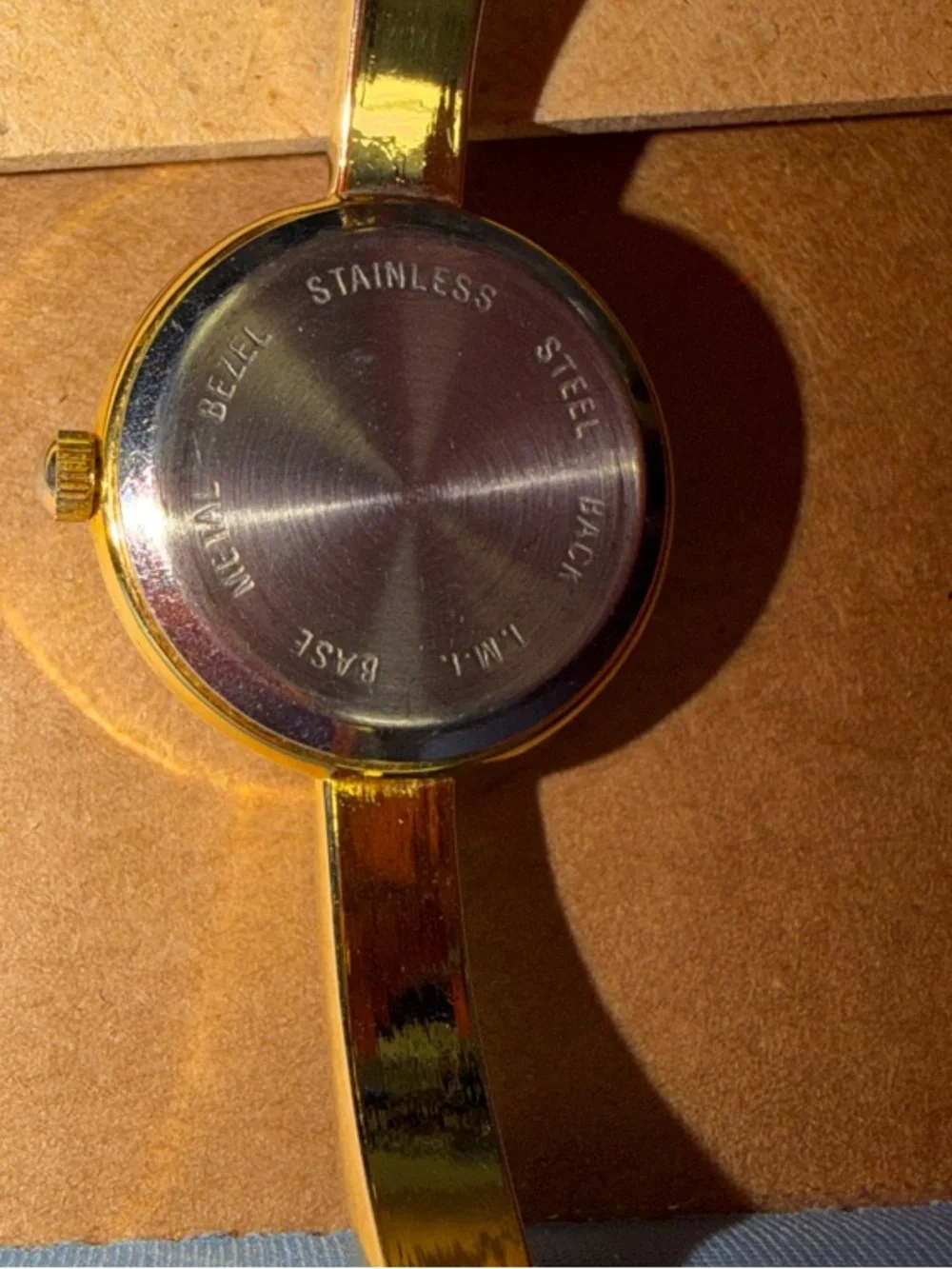 Vintage Collezier gold tone Quartz watch